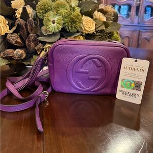 Gucci Vibrant Purple Crossbody Bag